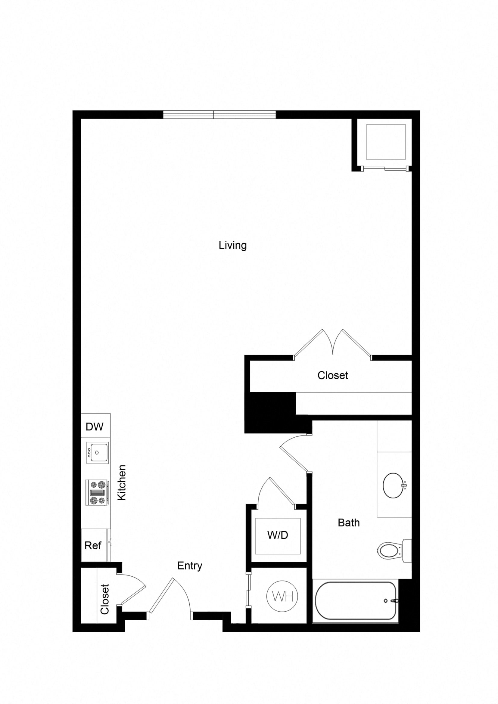 Studio 0x1 S02B-1 Floor Plan Studio 0x1 S02B-1 Floor Plan